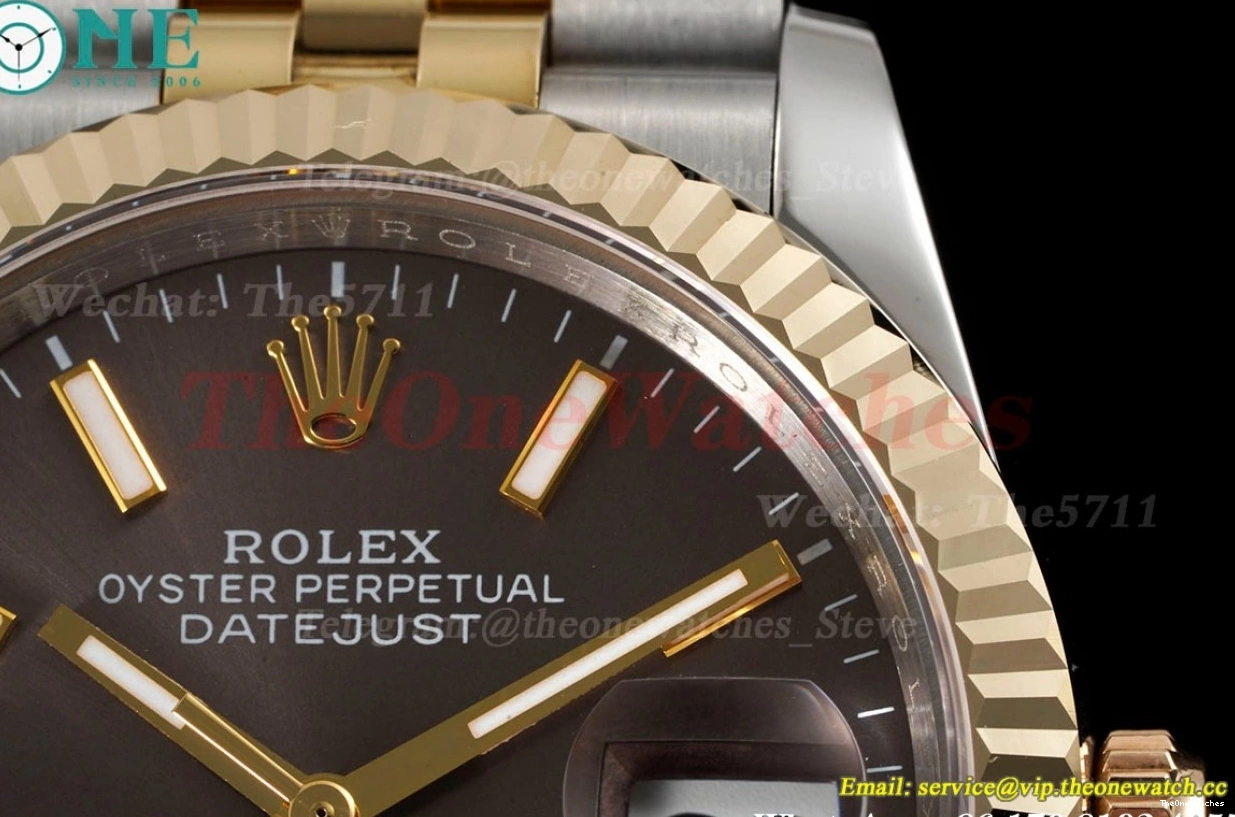 A2836 SS 126233 Brown 904L YG Stk Jub 36MM Datejust Wrapped GMF 1221